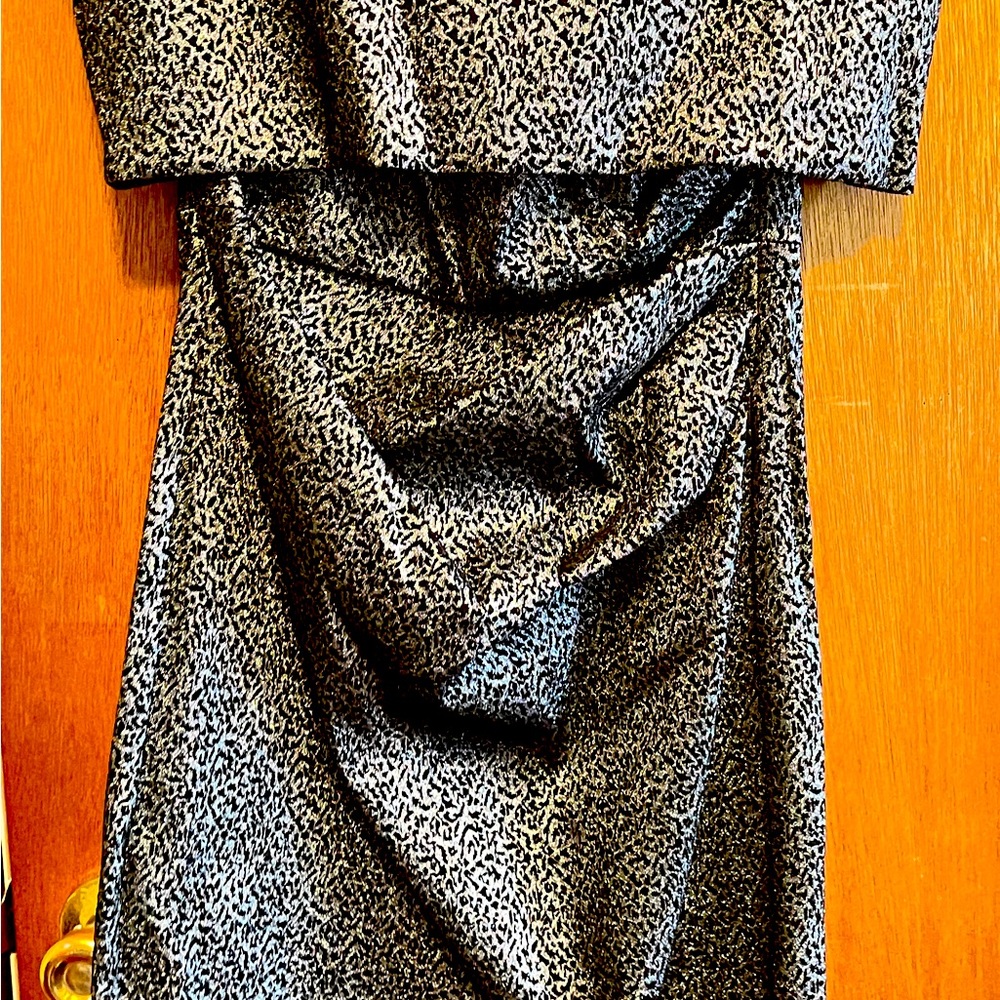 Animal print off the shoulder. NWT size 10. Stunning look
